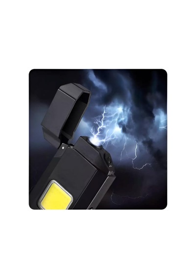 Type-c Şarjlı Elektrikli Çakmak Cep Işığı Su Geçirmez Cob Led Ps-m8 Çok Renkli