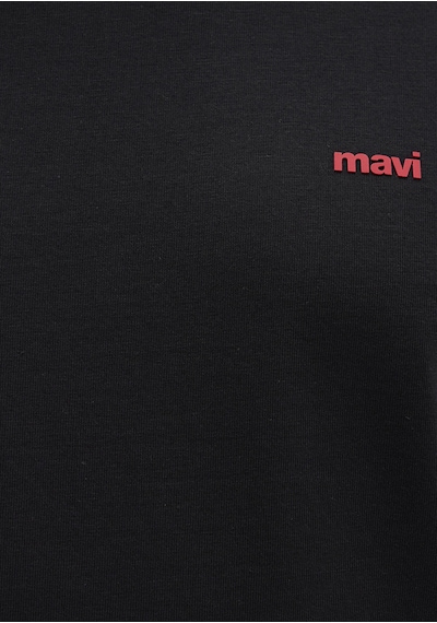 Mavi - Mavi Baskılı Siyah Tişört 0612216-900 Siyah