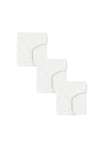 Lionas  3 Adet Pamuklu Ve Lastikli 60 X 120 Cm Penye Bebek Çarşaf