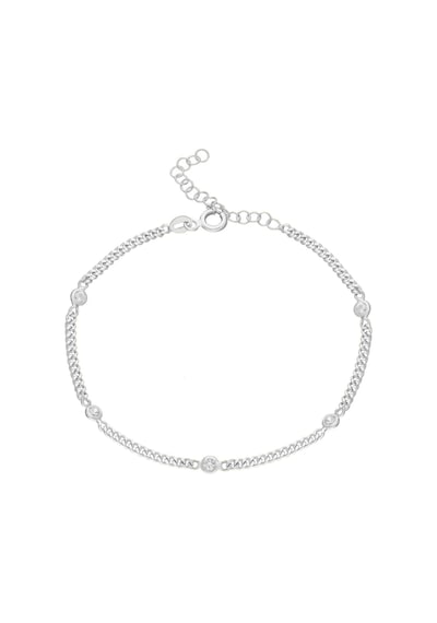 Beş Taşlı Bileklik 718512 Silver