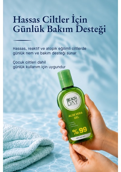 Beach Day Aloe Vera Özlü Güneş Sonrası Jel 150 ML