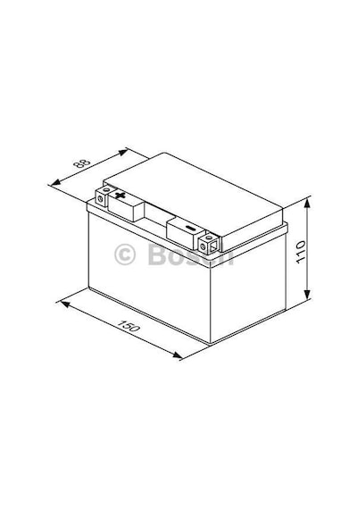 Bosch 9 Ah M6012 Ytz12s-bs Motosiklet Aküsü