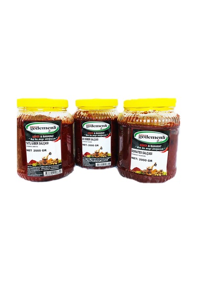Mahmut Gedemenli Ev Tipi Salça Seti 3 x 2 KG