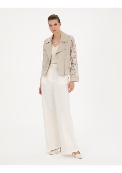 Pierre Cardin Kadın Beyaz Pantolon Kanvas-chino 50289786-vr013 Beyaz
