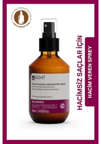 İnce Telli Ve Hacimsiz Saçlar İçin Hacim Veren Sprey 100 Ml