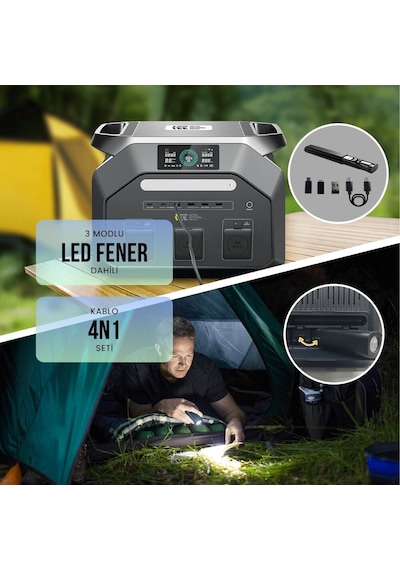 Initial Entropy Energy Lisanslı P1800 1024wh 3600w Max. Lifepo4 Taşınabilir Güç Kaynağı - Full Paket Initial Entropy Energy Lisanslı P1800 1024wh 3600w Max. Lifepo4 Taşınabilir Güç Kaynağı - Full Paket