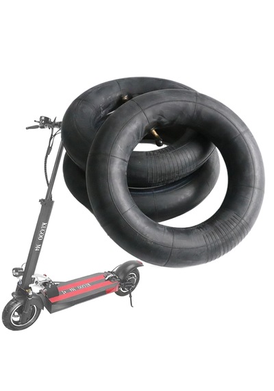 10x3.0 İç Lastik Şambrel 45 Bent Valf 10 İnç Geniş Scooter Uyumlu Muadil