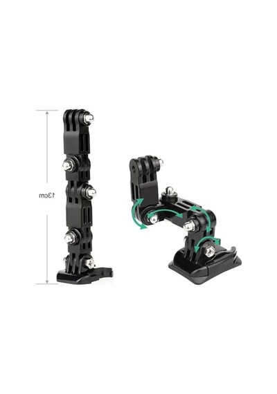 Aksiyon Kameralarına Uyumlu Uzun Model Ayarlanabilir J Hook Diğer