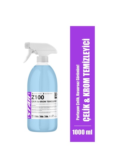 Paslanmaz Çelik Ve Krom Yüzeyler İçin Parlatıcı Ve Temizleyici 1000 Ml