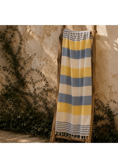 Soft Stripe Kızılcabölük Peştamal - Renkli - 90x170 Cm Çok Renkli