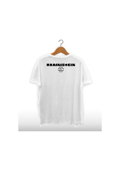 Startmore Rammstein Band Unisex Tişört Beyaz