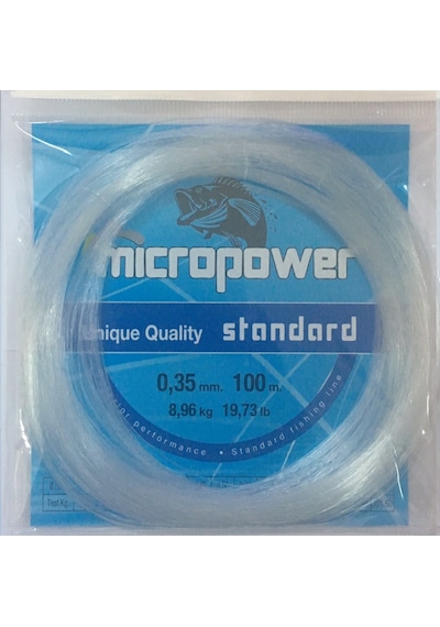 Mıcropower Standard 100mt Byz Poşet Misina 0,35mm