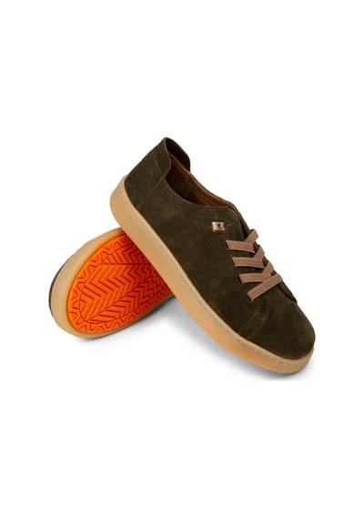 Deery Kadın Hakiki Süet Haki Sneaker Ayakkabı - Se605zhakc01