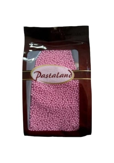 Pastaland Pasta Süsü Boncuk Pembe 1 Kg