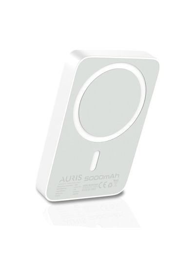 Auris ARS-MG01 Kompakt 5000 Mah Magsafe Şarj Kablosuz Powerbank