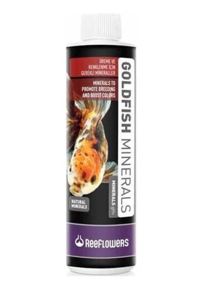 Reeflowers Goldfish Minerals 250 ML Japon Balıklar için Renk-üreme