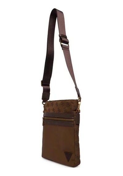 Guess Berlin Erkek Çapraz Askılı Çanta Hmbenpp6123 Kahverengi