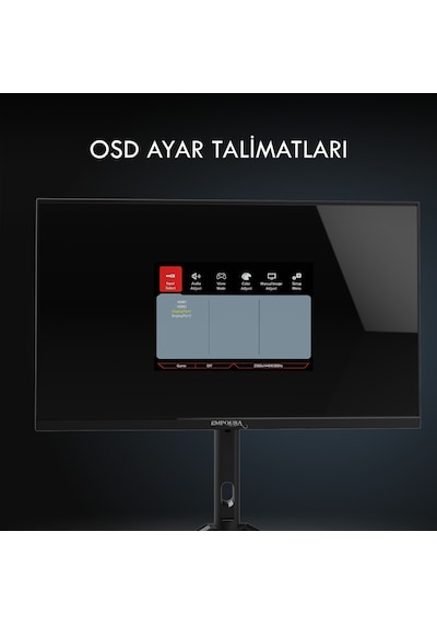 Inca 27" Ips Ilm-272kxg 0.5ms 300hz Hdmı-dp Pivot Gaming Monitör 2560 X 1440