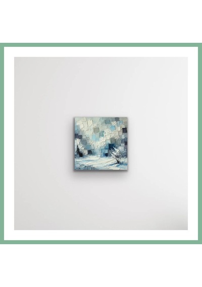 Bşkvirgo Kış Mevsimi Kanvas Tablo 60x60cm Bsk2026 Çok Renkli