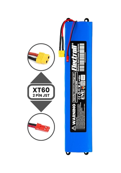 Onvo Ov-007 Uyumlu Batarya Orjinal Kapasite 36v 7800mah Mavi