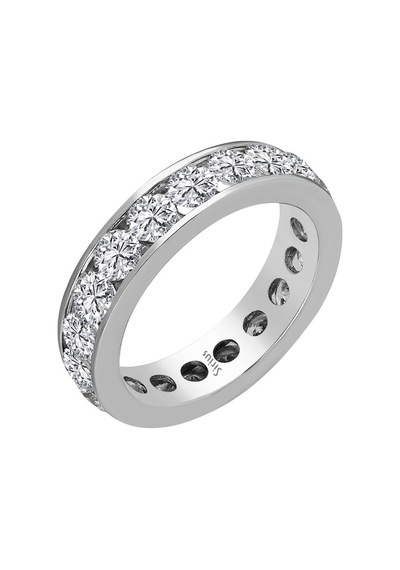 Sirius F Renk 3,35 Ct Pırlantalı Kanallı Tamtur Yüzük 0801R0077