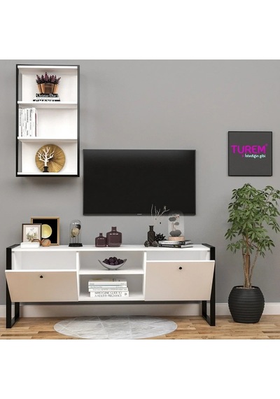 Wall Tv Ünitesi Mdf Antrasit Wall Tv Ünitesi Mdf Antrasit