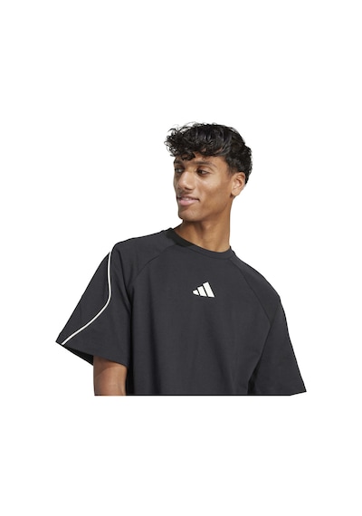 Black/owhıte Adidas Erkek Günlük T-shirt M Stadium Tee Jn1824 Siyah