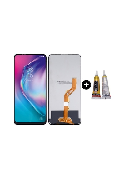 Tecno Camon 15 Premier Uyumlu Servis Lcd Ekran Dokunmatik + B7000