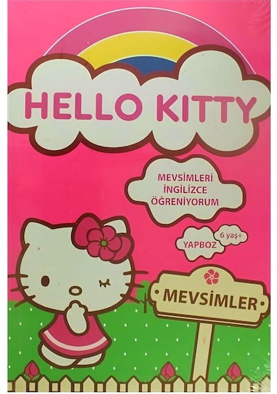 Hello Kitty Mevsimleri İngilizce Öğreniyorum Yapboz