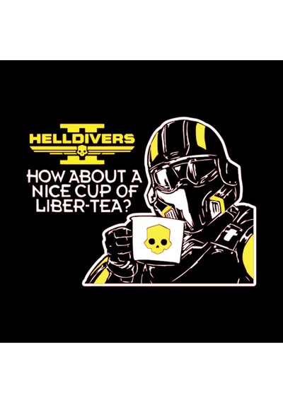 Helldivers Cup Of Liber-tea Kupa Bardak Çok Renkli