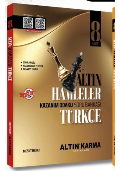 Altın Hamleler Kazanım Odaklı Rürkçe Soru Bankası Altın Karma Yayınları