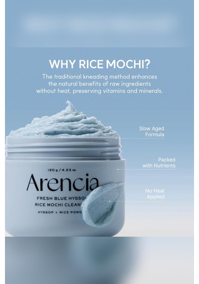 Arencia Fresh Blue Hyssop Rice Mochi Yüz Temizleyici 120gr