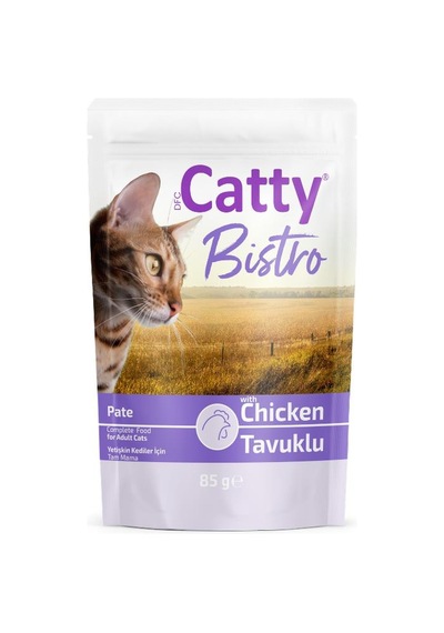 Catty Bistro Tavuklu Yetişkin Kedi Konservesi 85 Gr