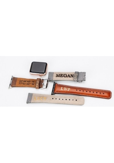 Apple Uyumlu Watch Deri Kordon 42-44-45mm Slim Dt Rt Nu1