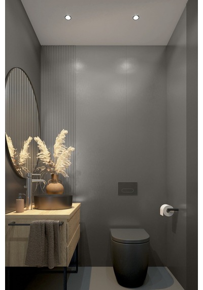 Vilo Mpc M Çıta Duvar Paneli Brushed Steel 265cm Yapıştırmalı Montaj - Neme Ve Darbeye Dayanıklı