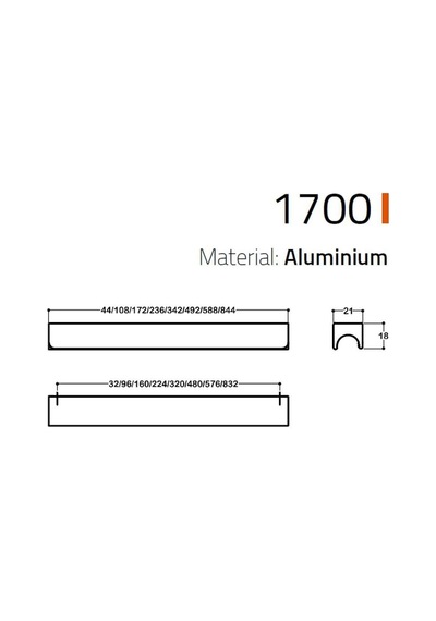 System Mobilya Kulbu Mat Altın Renk 832mm Kulp Sy1700 0832 Bb Çok Renkli
