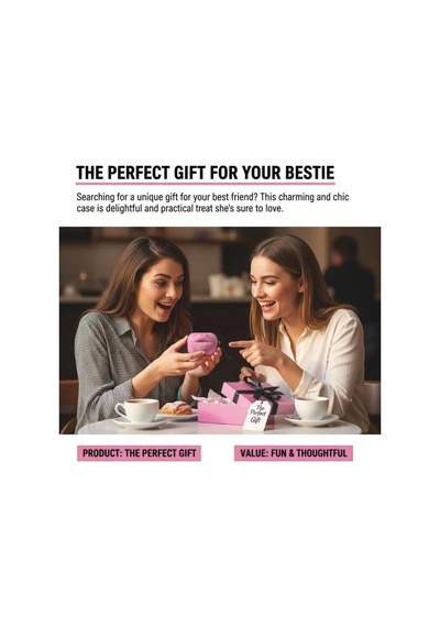 Caseonn Apple Airpods Uyumlu 5 Kılıf Kabartmalı Dudak Lip Pembe