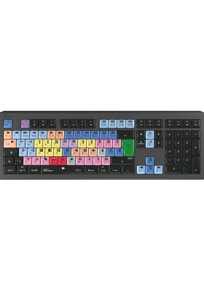 Logickeyboard LKB-MCOM4-A2M Avid Media Composer Kablolu Mac Astra 2 Arka Aydınlatmalı Klavye