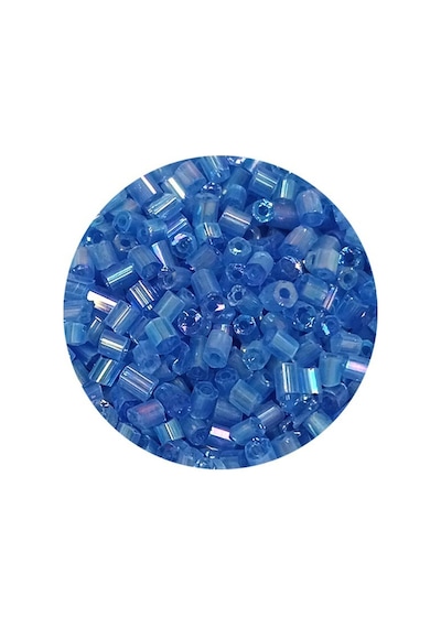 Kesme Cam Boncuk 2mm - 20 Gram - Şeffaf Mavi -bnc326 Diğer