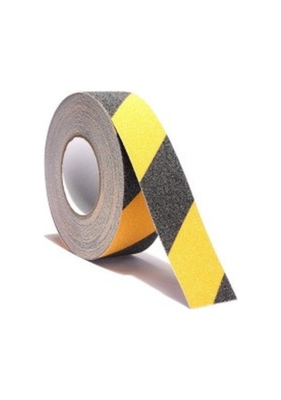 Boss Tape Kaydırmaz Bant Sarı Siyah 25x25mt