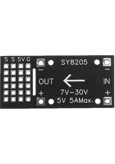 Mp2482 Modül 24v To 5v 5a Voltaj Düşürücü Modül 6 Kanal Servo Motor Sürücü Regülatör Güç Kaynağı