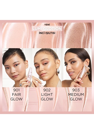 Glotion All-ın-one Doğal Işıltı Aydınlatıcı Losyon - 902 Light Glow - 40 Ml