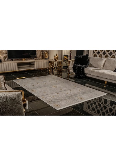 Kreasyon Halı Cunda Cn013 Krem Yolluk