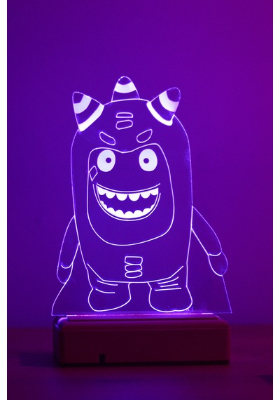 Çocuklar Için Hediye Oddbods 16 Renk Gece Lambası