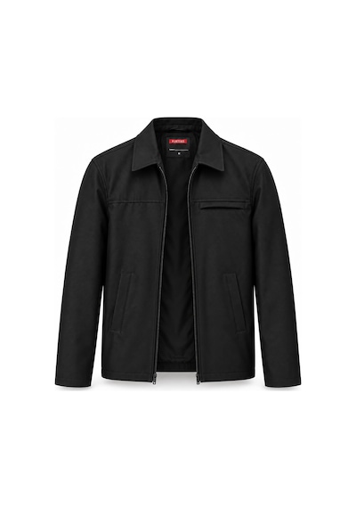 Classics Men Furtex Erkek Standart Kalıp Cepli Mevsimlik Ceket 7771 Siyah