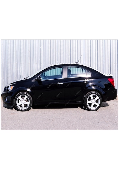 Chevrolet Aveo Sedan Krom Cam Çıtası 4 Parça P.Çelik 2011 Üzeri