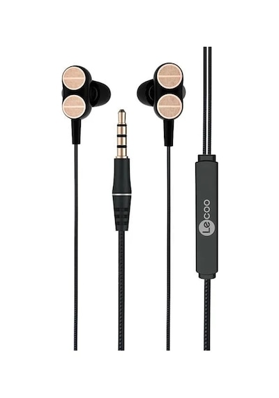 Lecoo Eh102 3.5 Mm Jacklı Siyah Kablolu Kulak İçi Mikrofonlu Kulaklık - 165455