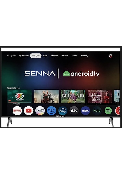 Senna 32WF7500H 32" 82 Ekran Uydu Alıcılı HD Frameless WhaleOS Android 10 LED TV