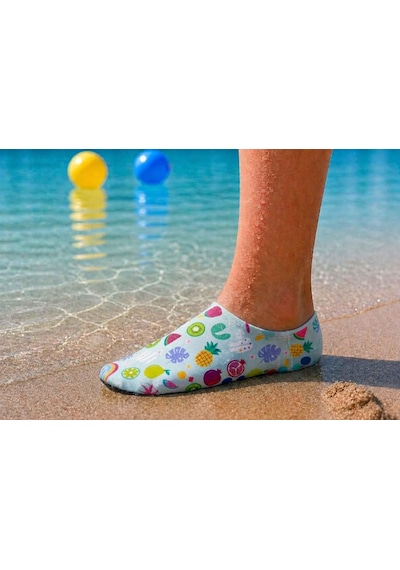 Gripptoes Kaymaz Damla Tabanlı Deniz&havuz Çorabı V1 Çok Renkli