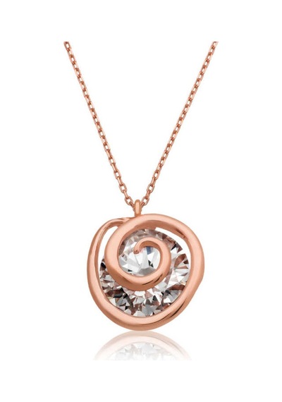 Casera's Gümüş Rose Aşk Döngüsü Kadın Kolye Csr2182576 Gümüş